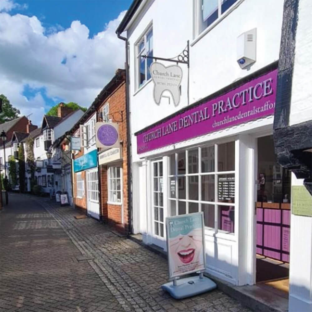 Church Lane Dental Practice - Outside Exterior with street